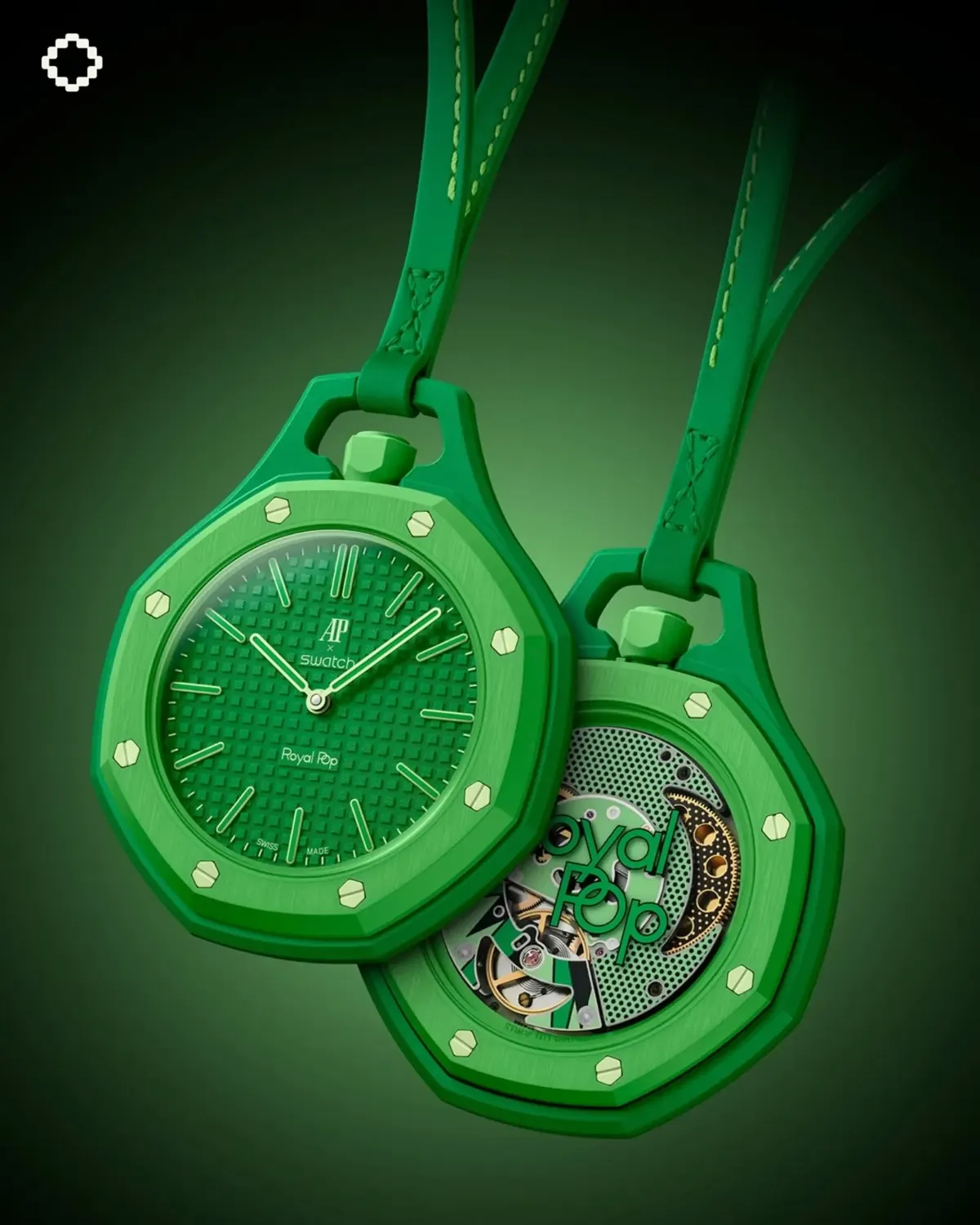 Royal Pop Green Eight — front